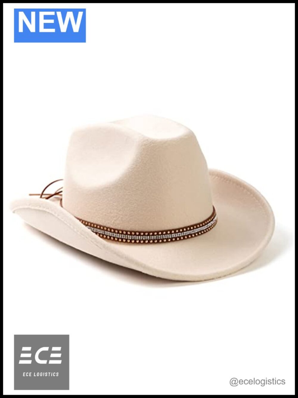 Western Cowboy Felt Hat Wide Brim Classic